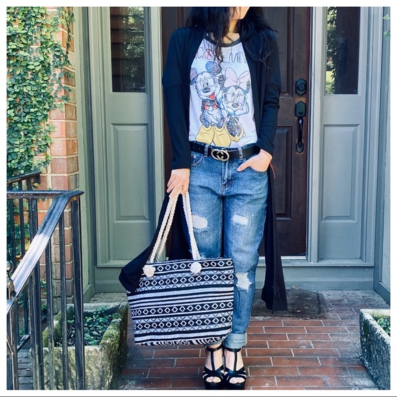 ✨LAST ONE✨PERFECT TRIBAL PRINT WEEKEND TOTE BAG - Picture 6 of 8